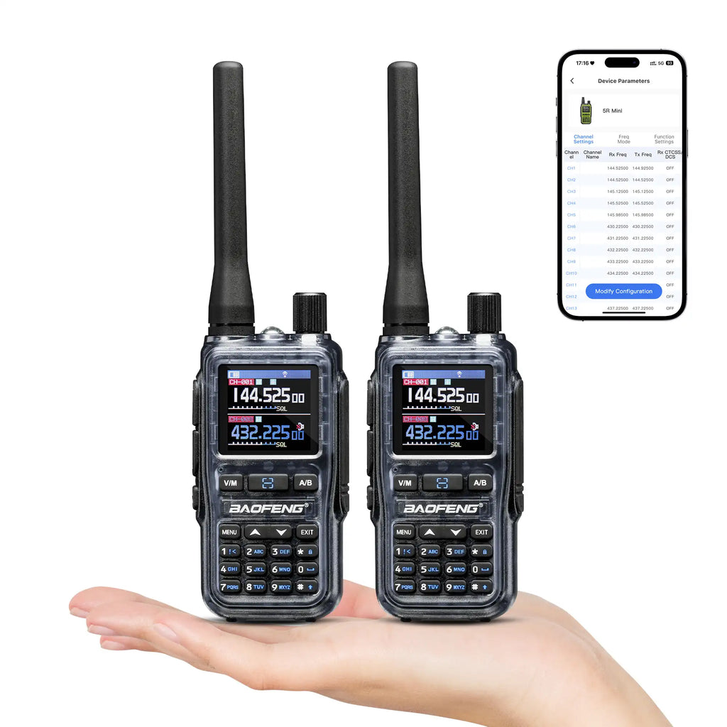 Baofeng 5W Dual-Band Handheld Radio