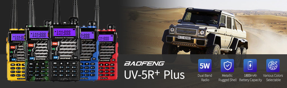 Baofeng Dual-Band Handheld Two-Way Radio