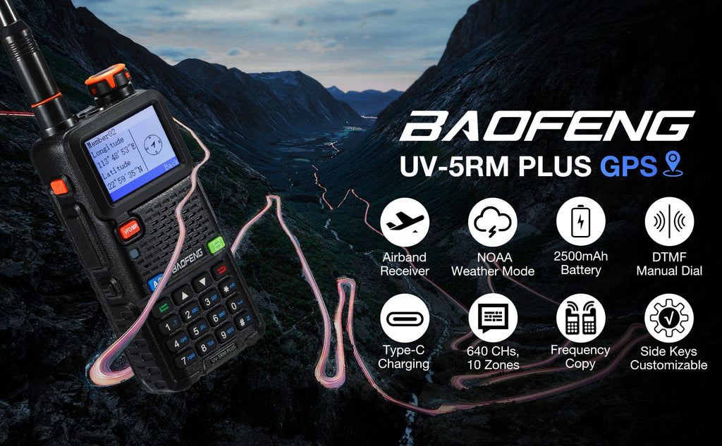 Baofeng GPS Multi-Band Handheld Radio