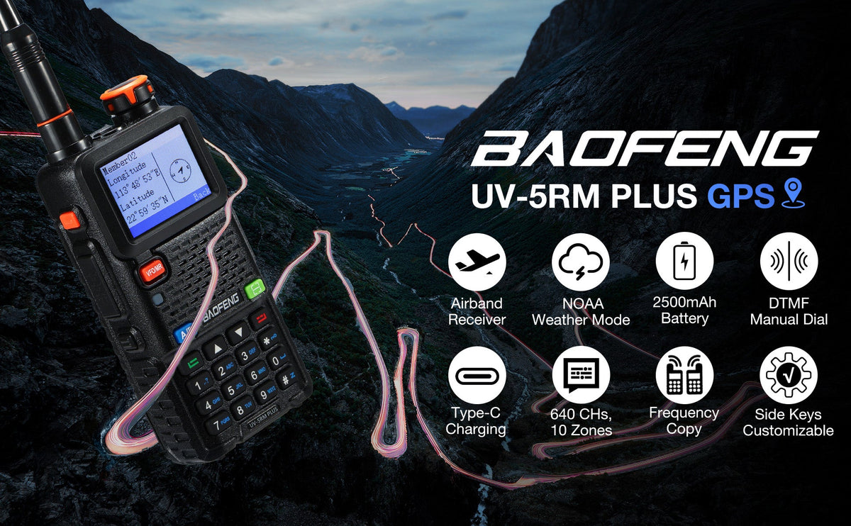 Baofeng GPS Multi-Band Handheld Radio