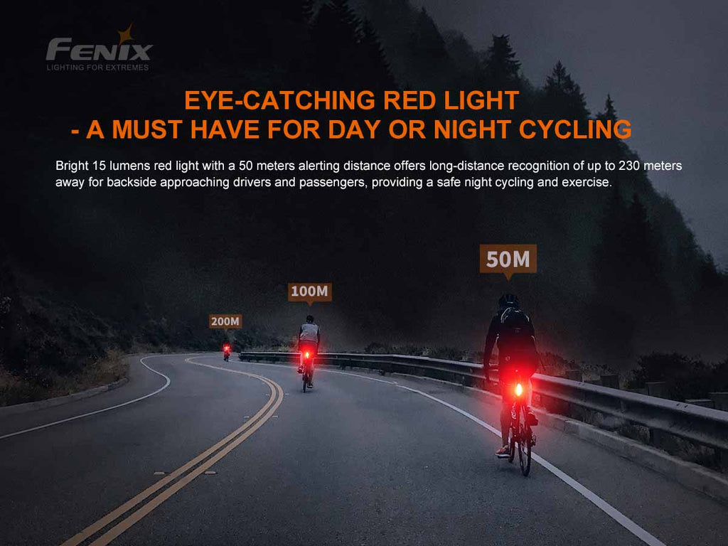 Fenix USB-C Rechargeable Bicycle Taillight