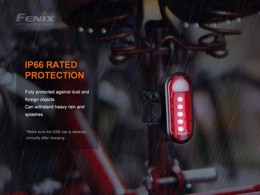 Fenix USB-C Rechargeable Bicycle Taillight