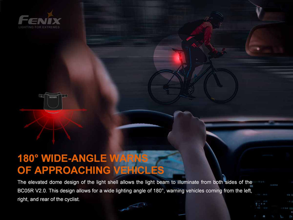 Fenix USB-C Rechargeable Bicycle Taillight