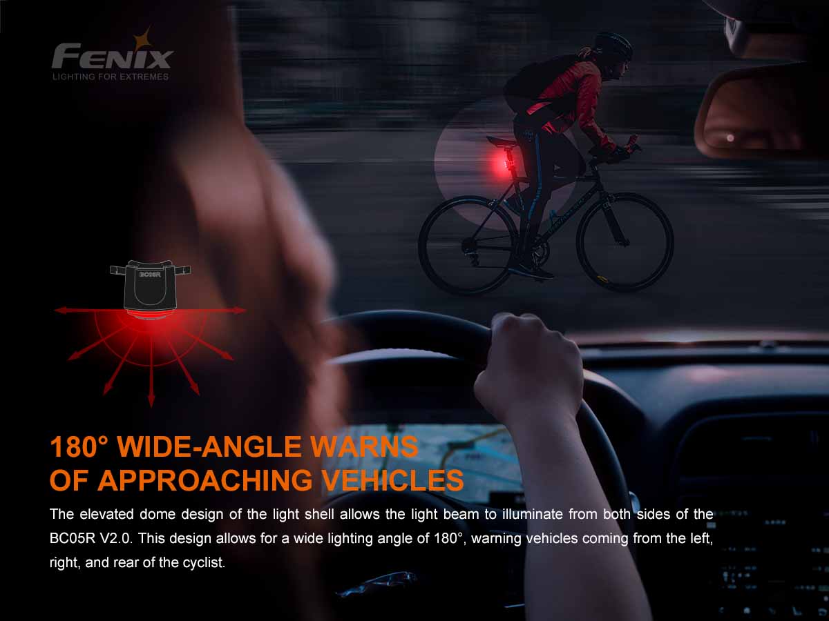 Fenix USB-C Rechargeable Bicycle Taillight