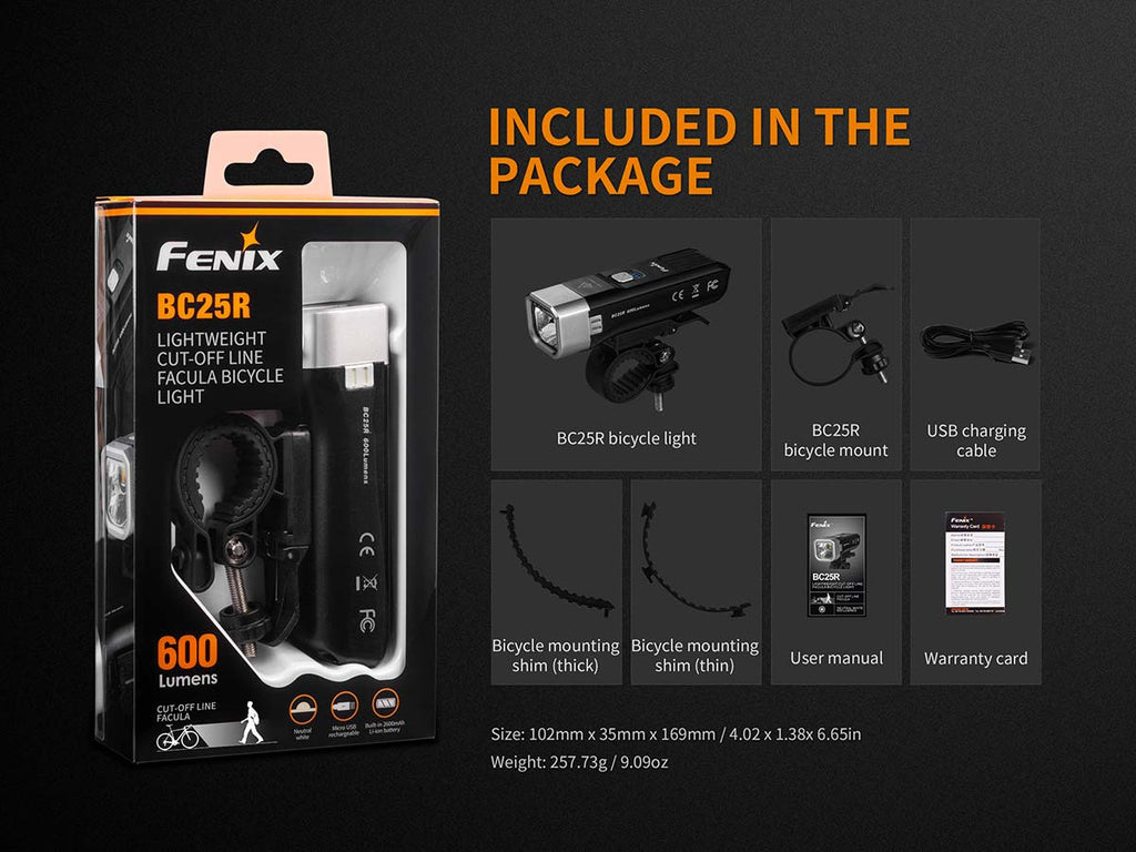Fenix Rechargeable Bicycle Headlight