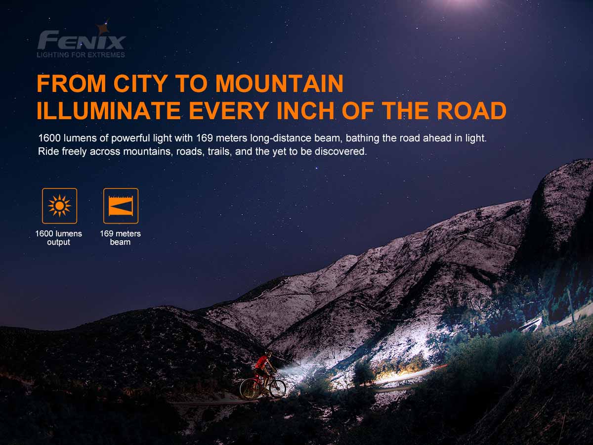 Fenix Rechargeable Bicycle Headlight