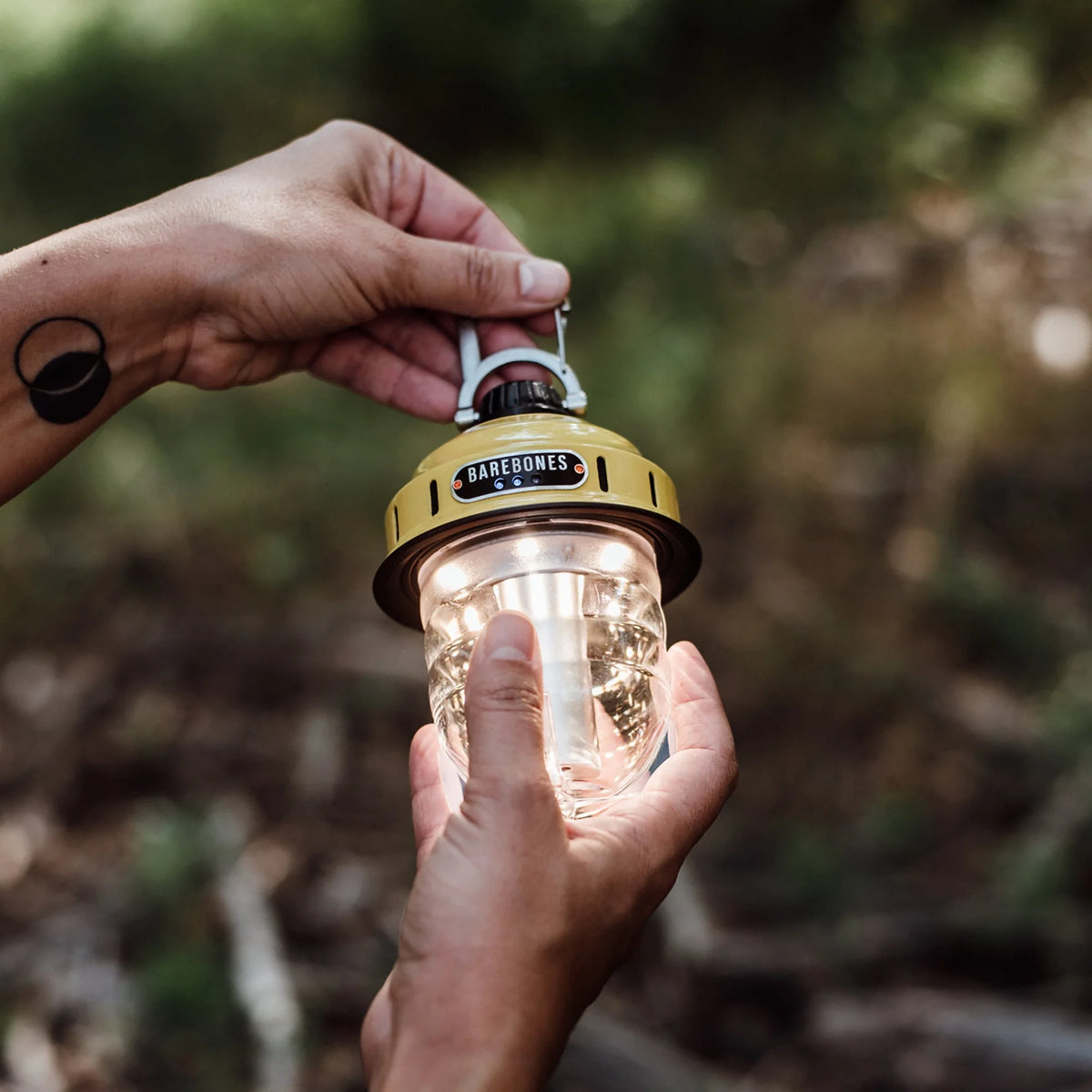 Barebones Rechargeable Hanging Lantern