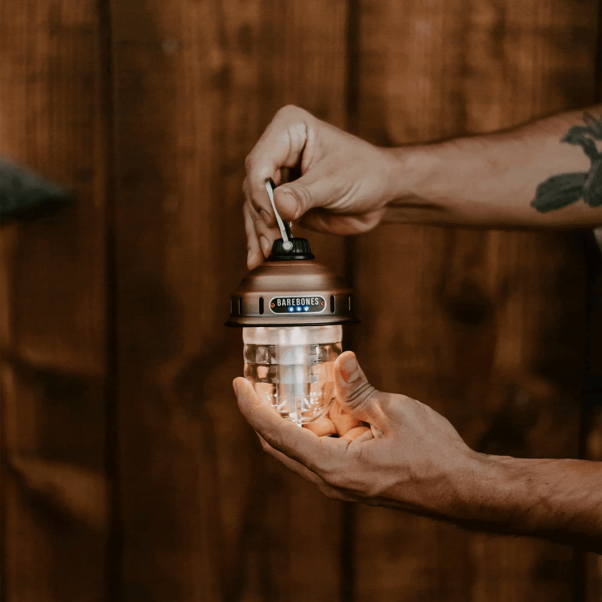 Barebones Rechargeable Hanging Lantern