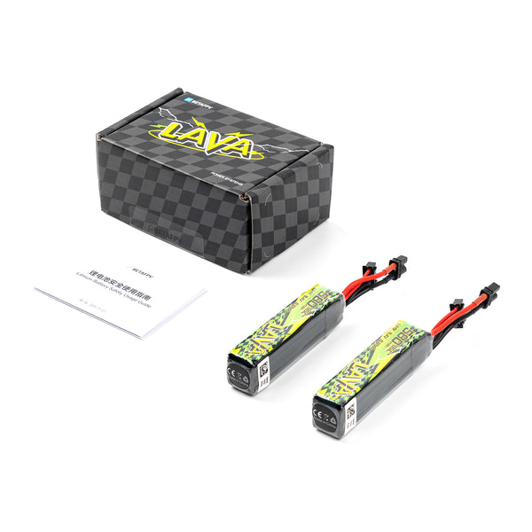 Betafpv 3S 580mAh LiHV Drone Battery 2-Pack