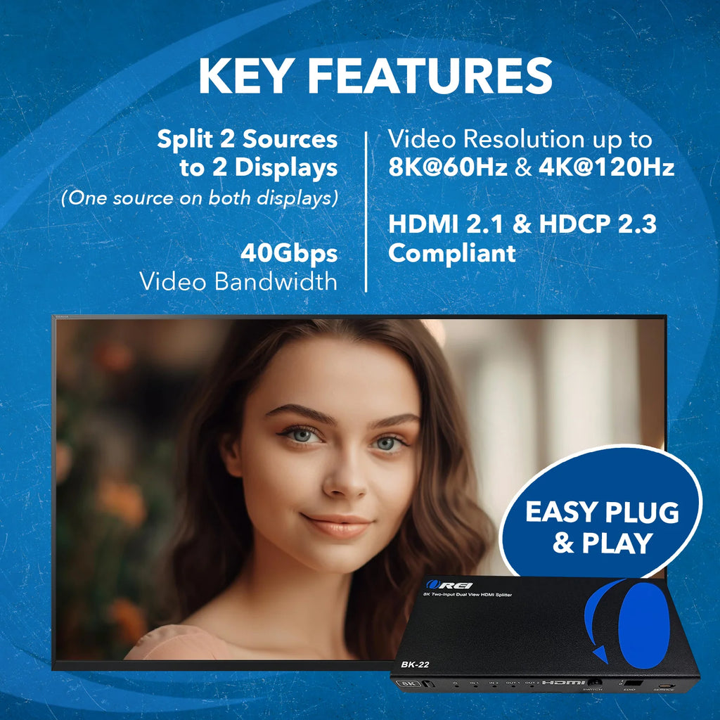 OREI HDMI Splitter Switch
