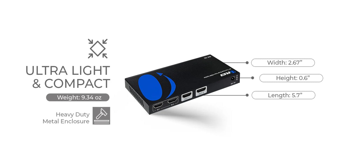 OREI HDMI Splitter Switch