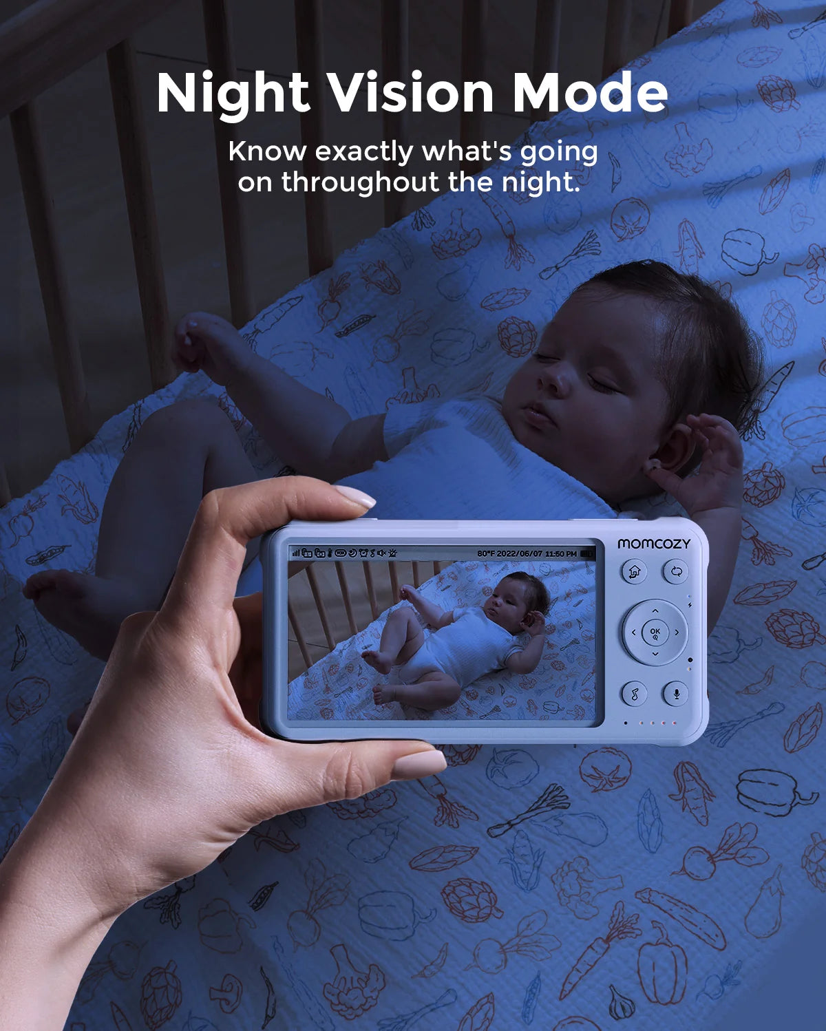 Momcozy Non-WiFi Video Baby Monitor