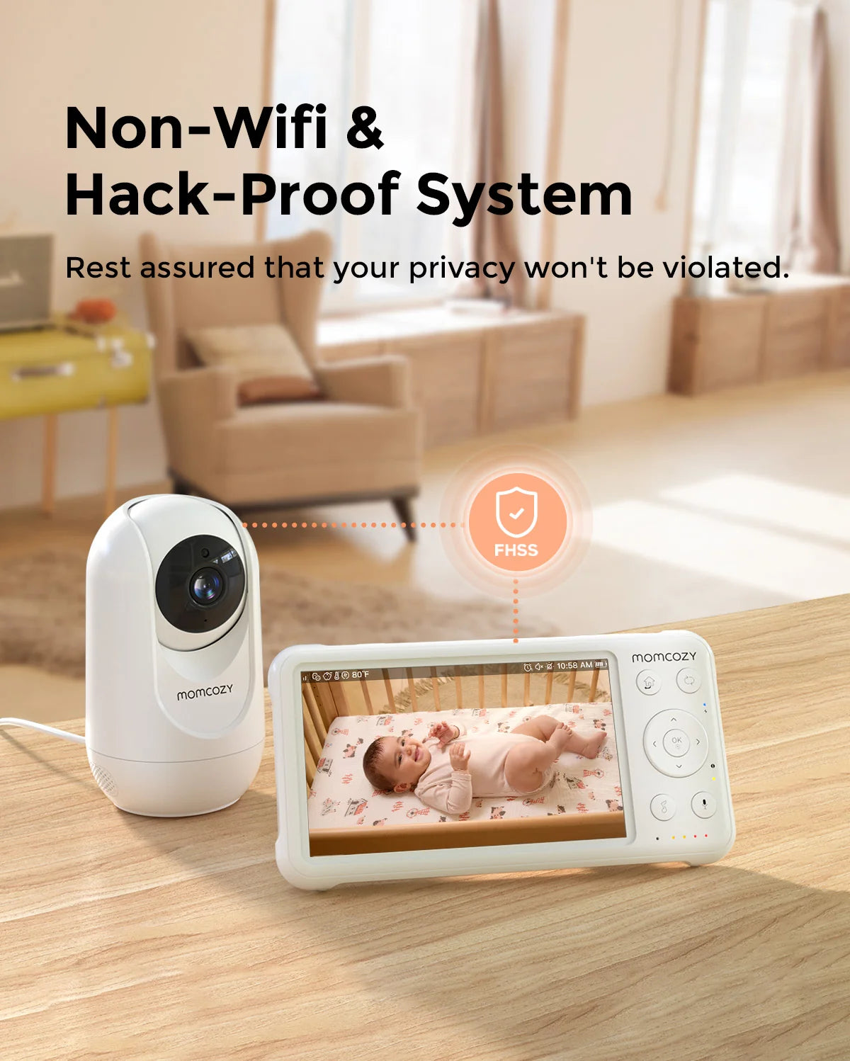 Momcozy Non-WiFi Video Baby Monitor