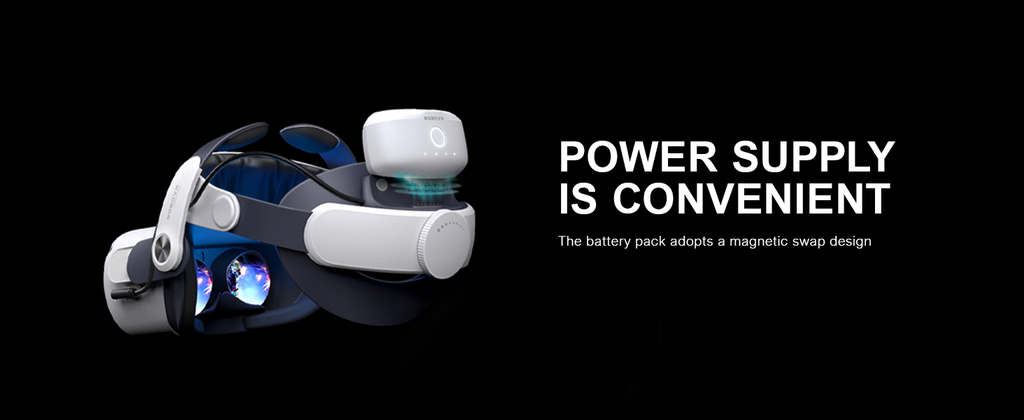 Compatible with Quest 2 VR Battery Head Strap