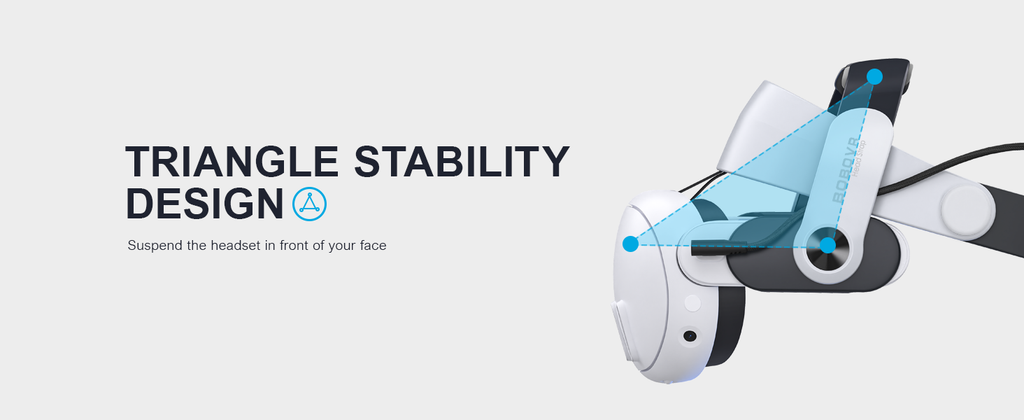 Compatible with Quest 3/3S VR Battery Head Strap