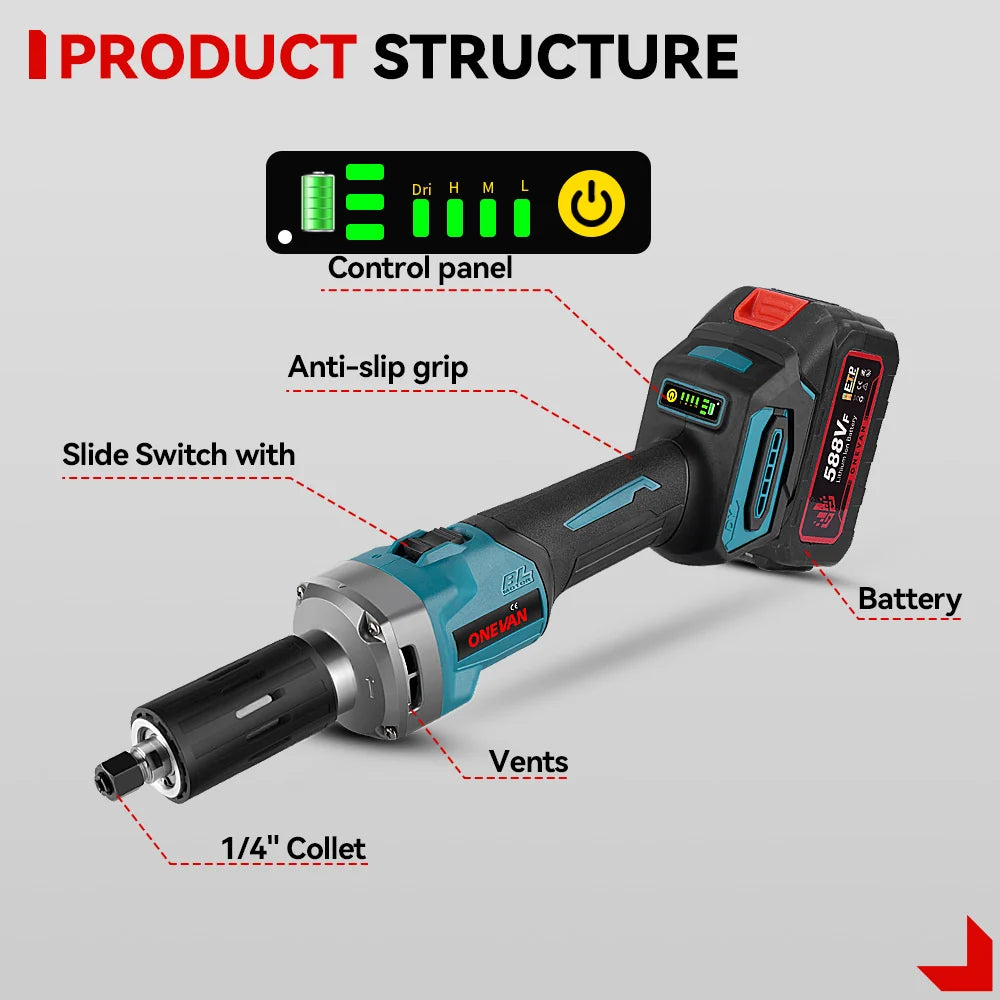 ONEVAN Cordless Die Grinder