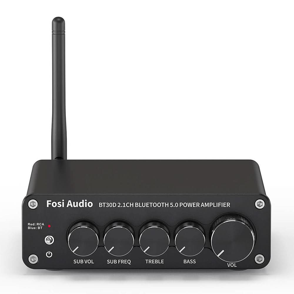 Fosi Audio Integrated Stereo and Subwoofer Amplifier