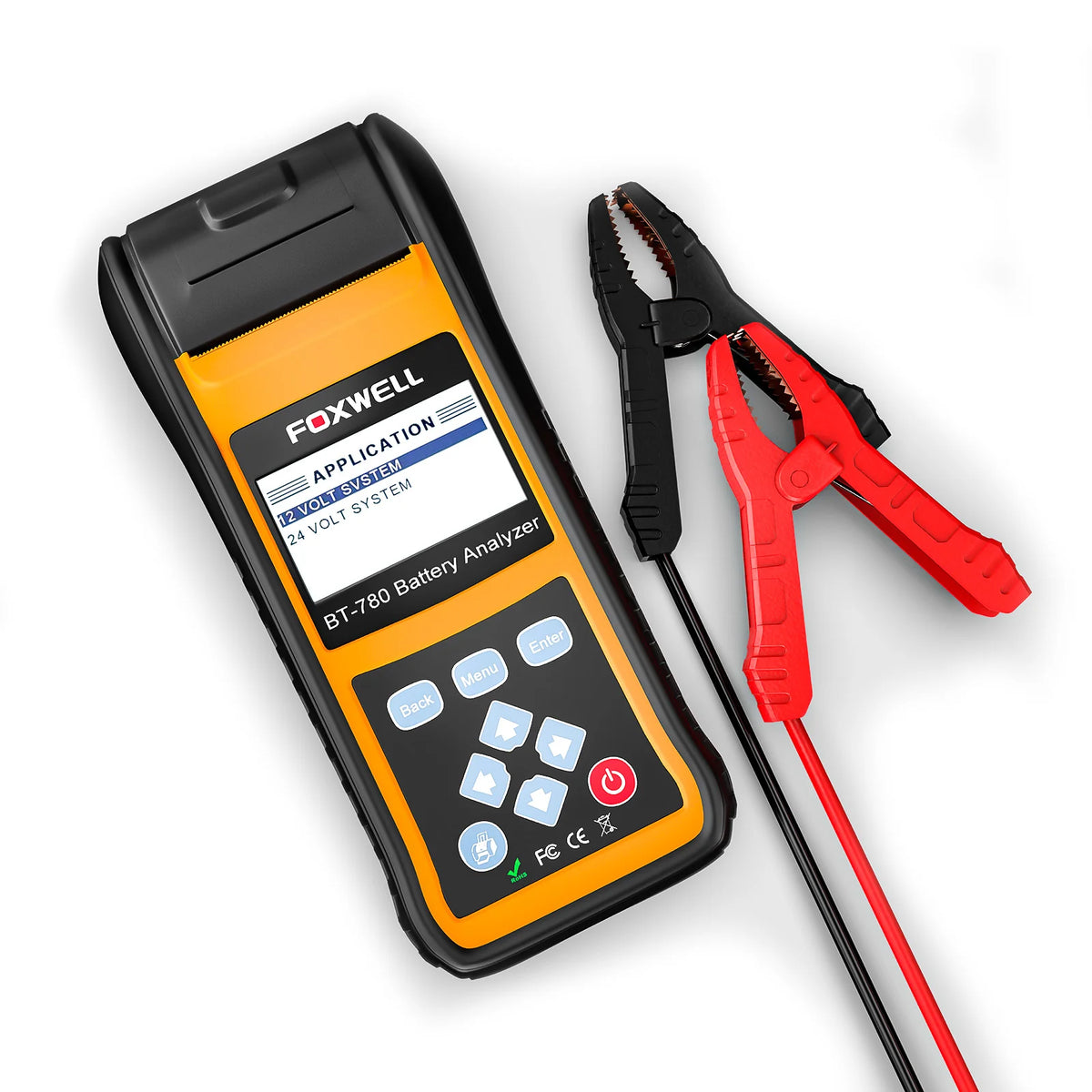 Foxwelldiag Vehicle Battery Analyzer with Thermal Printer