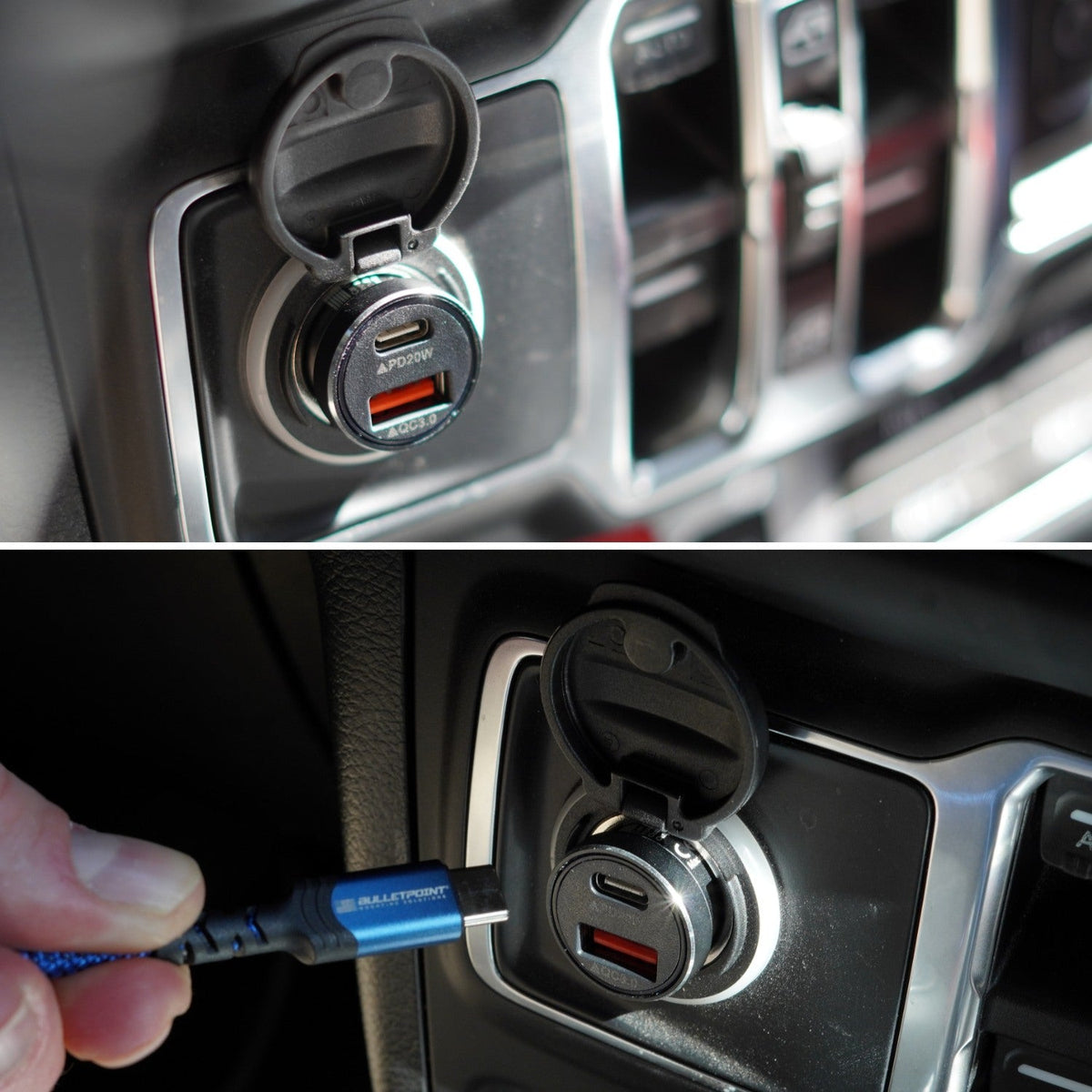 Bulletpoint Mounting Solutions Car Charger