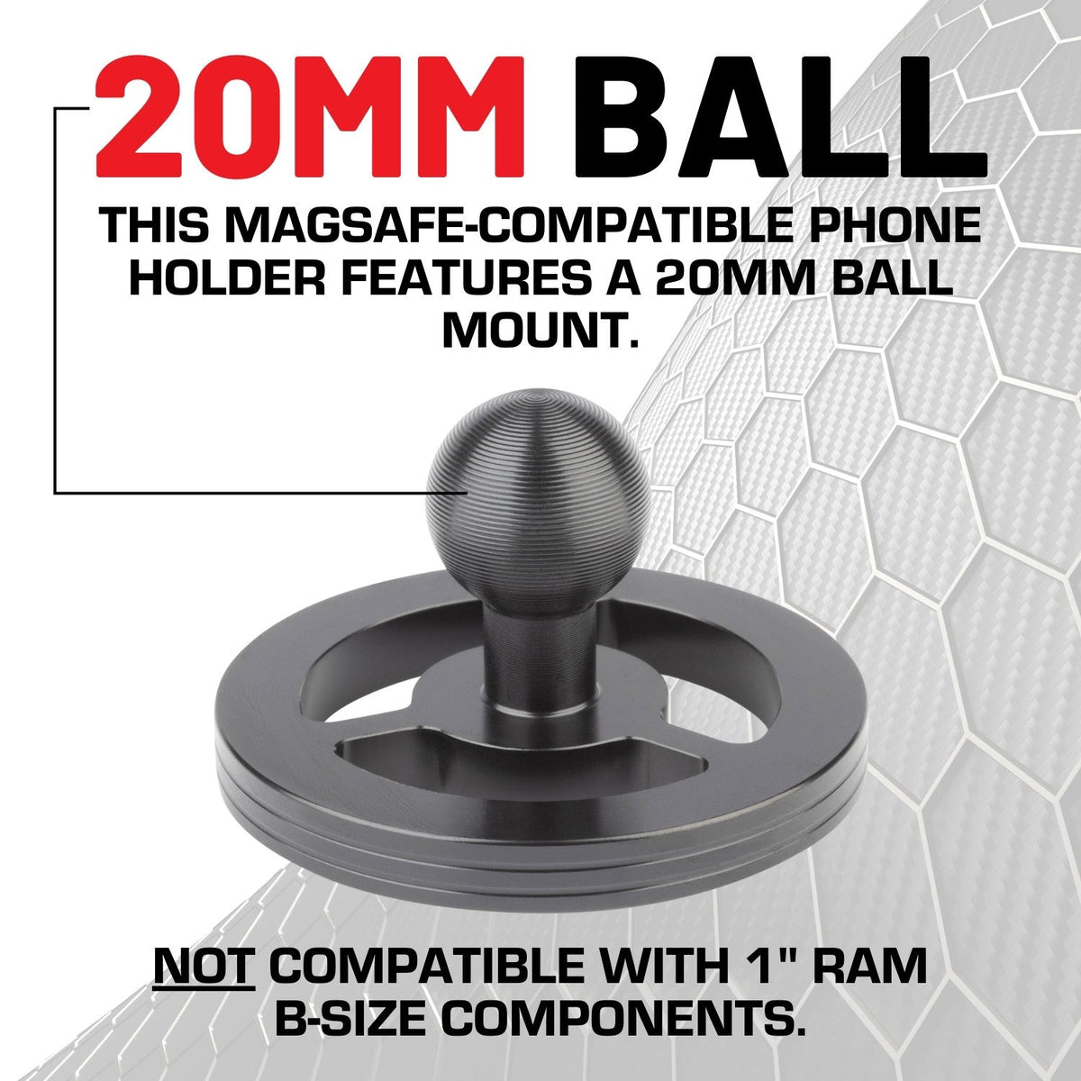 Bulletpoint Mounting Solutions Magnetic Phone Holder