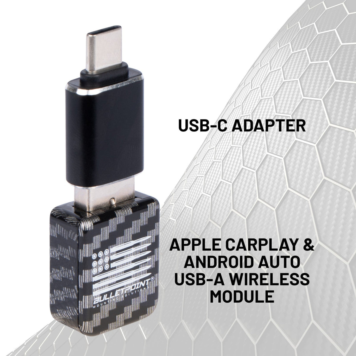 Bulletpoint Mounting Solutions Wireless CarPlay and Android Auto Adapter