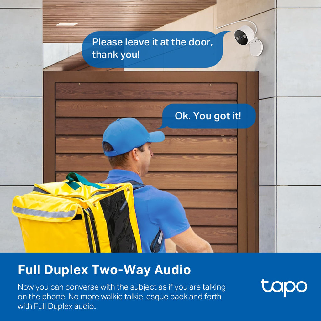 Tapo Wired-Power Wi-Fi Security Camera