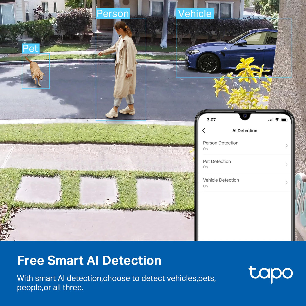 Tapo Wired-Power Wi-Fi Security Camera