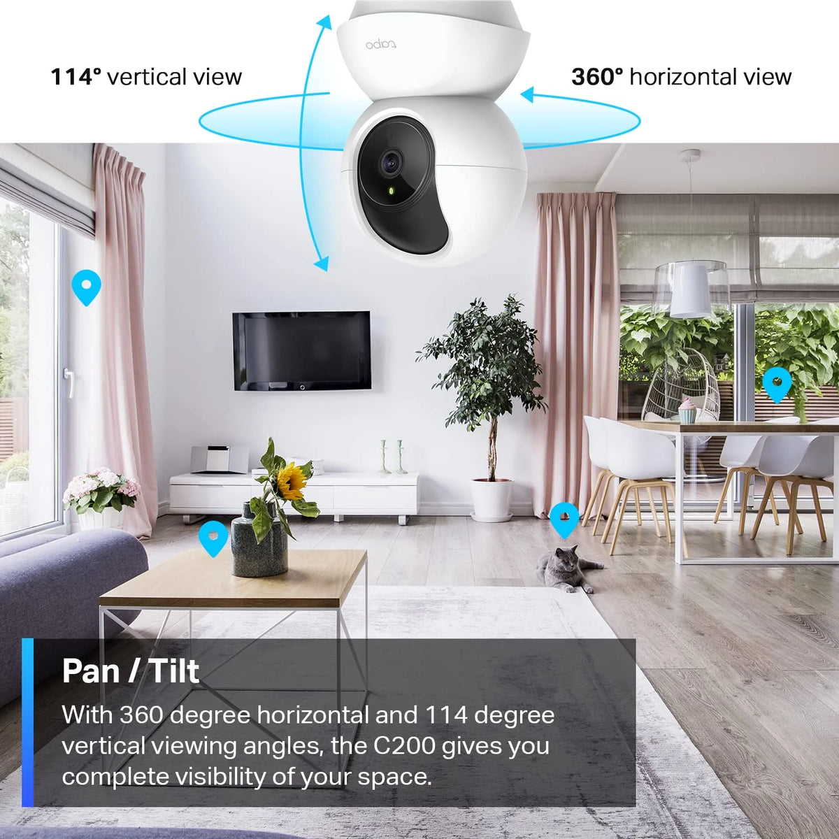 Tapo Indoor Pan and Tilt Security Camera