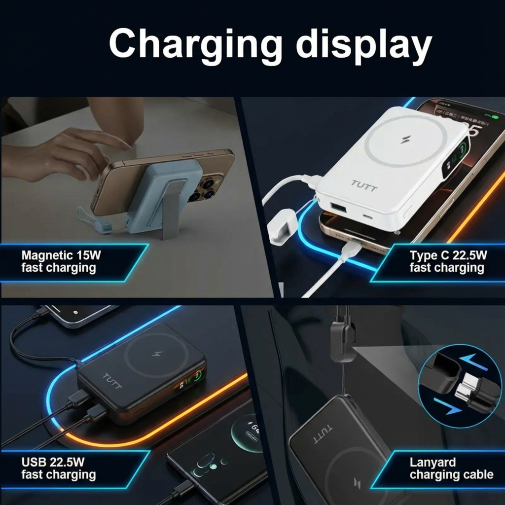 TUTT Magnetic Wireless Power Bank