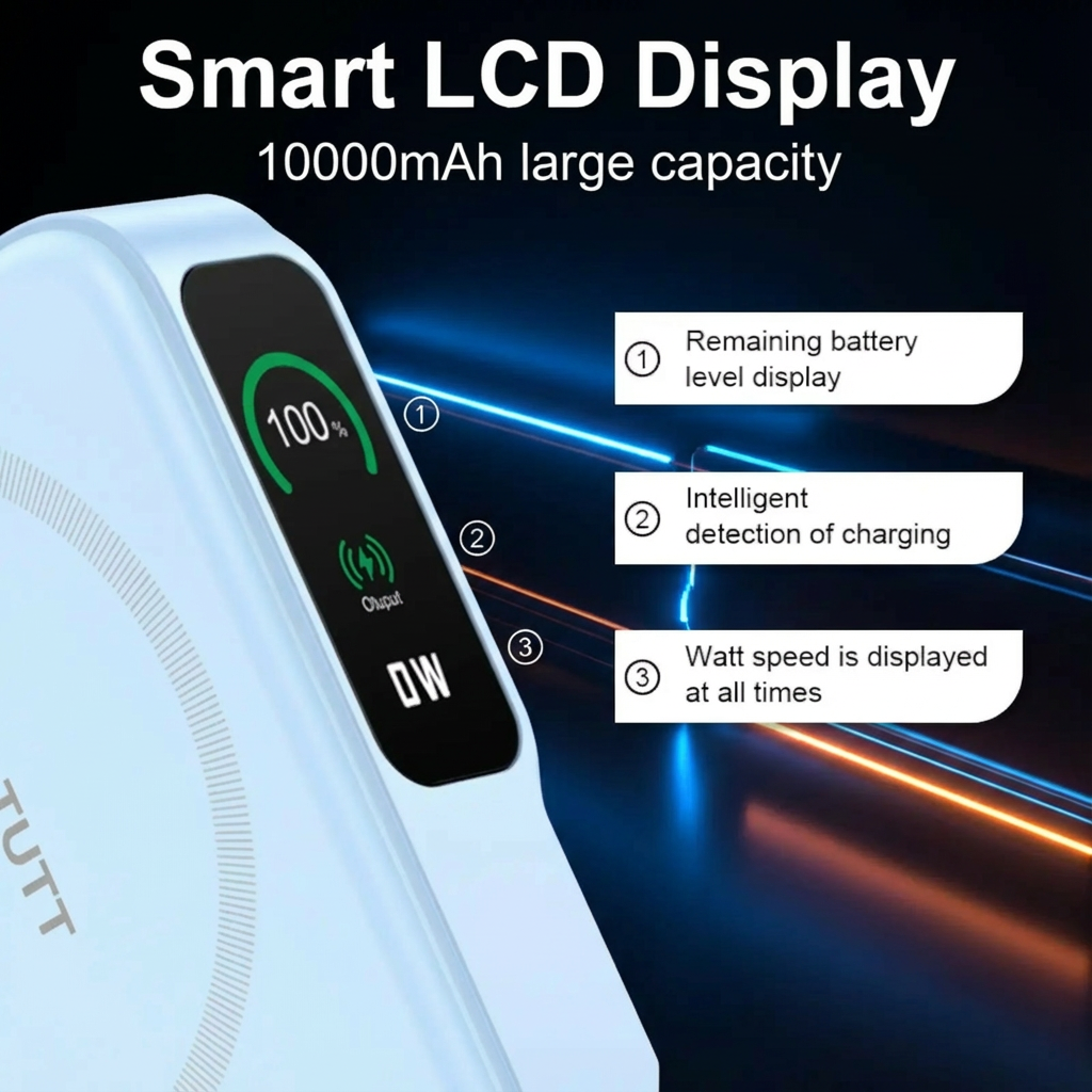 TUTT Magnetic Wireless Power Bank