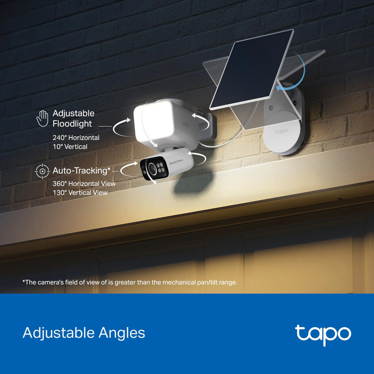 Tapo Solar Floodlight Security Camera Kit