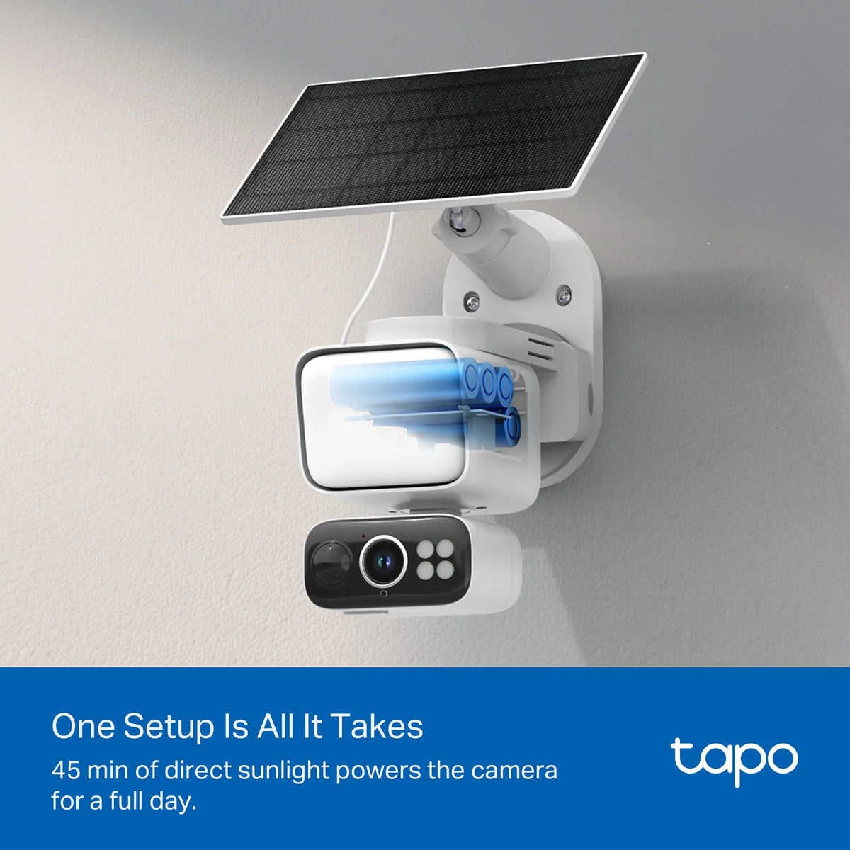 Tapo Solar Floodlight Security Camera Kit