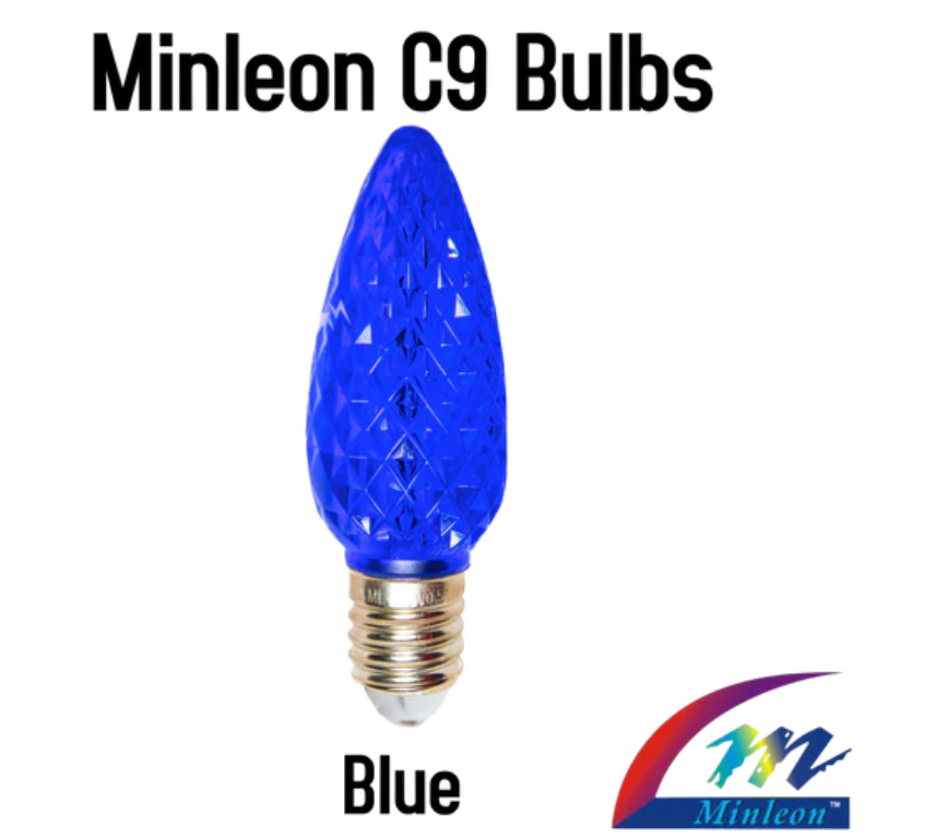 Minleon Discount Eligible C9 Faceted LED Replacement Bulbs