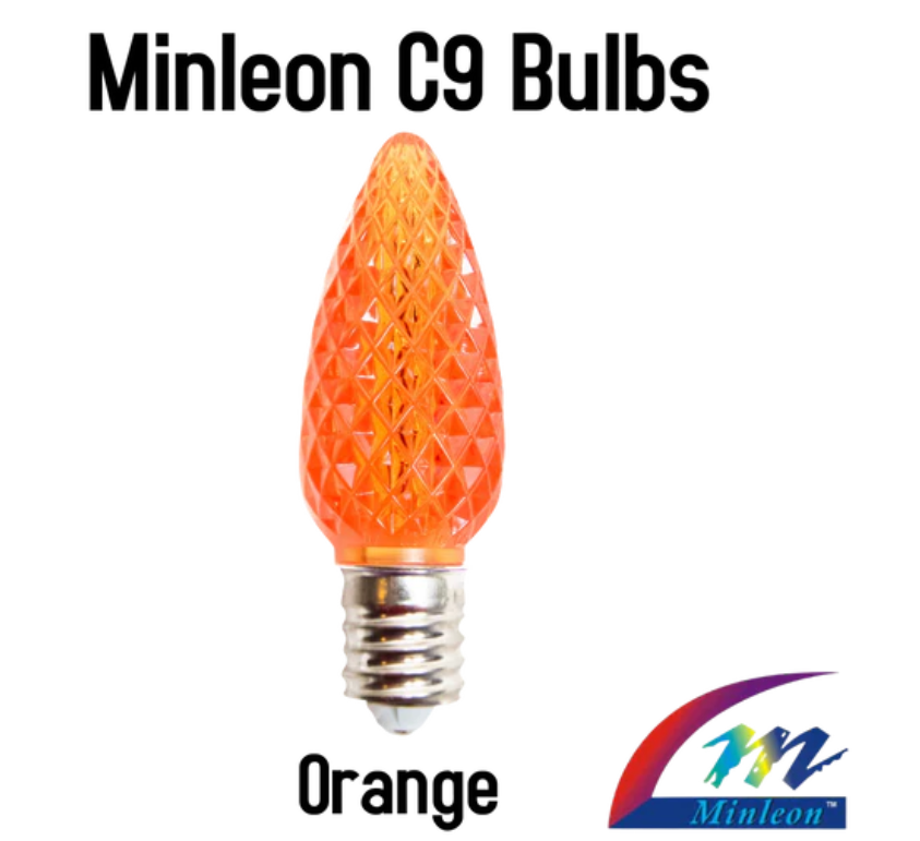 Minleon Discount Eligible C9 Faceted LED Replacement Bulbs