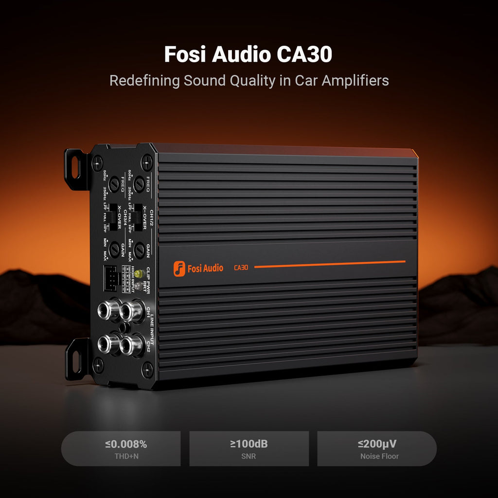 Fosi Audio Four-Channel Car Amplifier