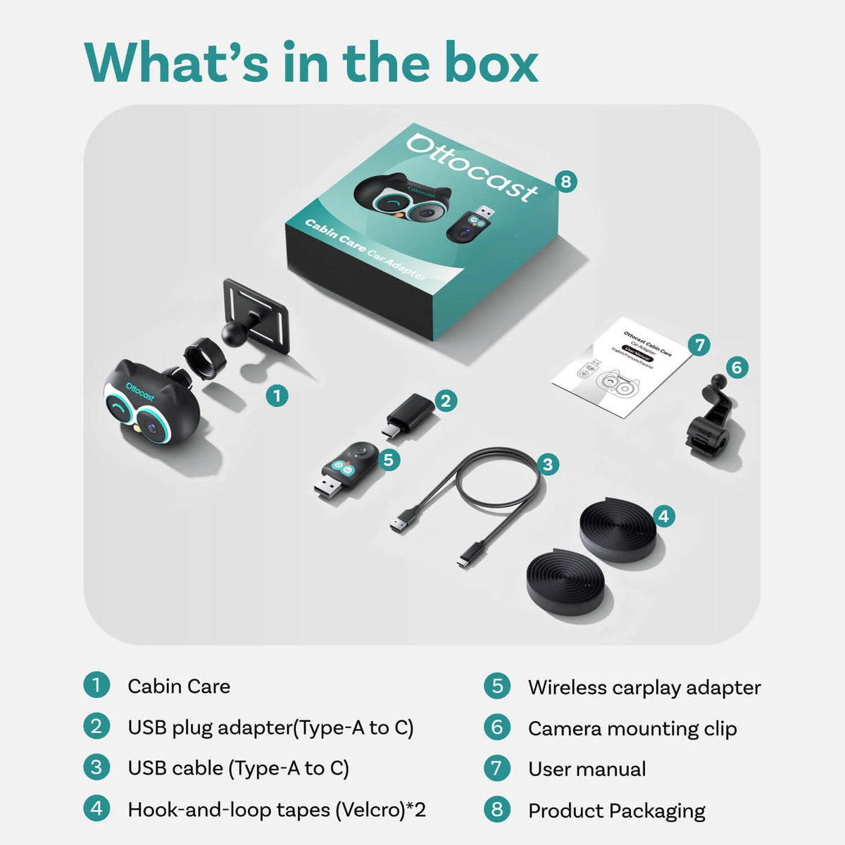 OTTOCAST Wireless CarPlay Adapter