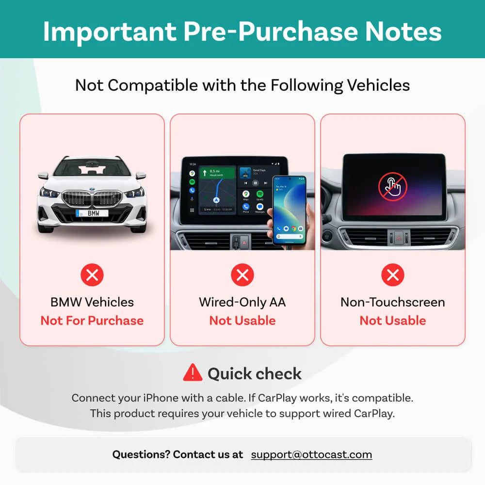 OTTOCAST Wireless CarPlay Adapter