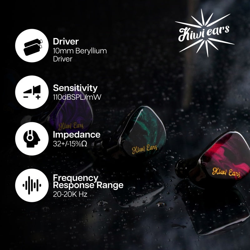 Kiwi Ears Wired In-Ear Monitors