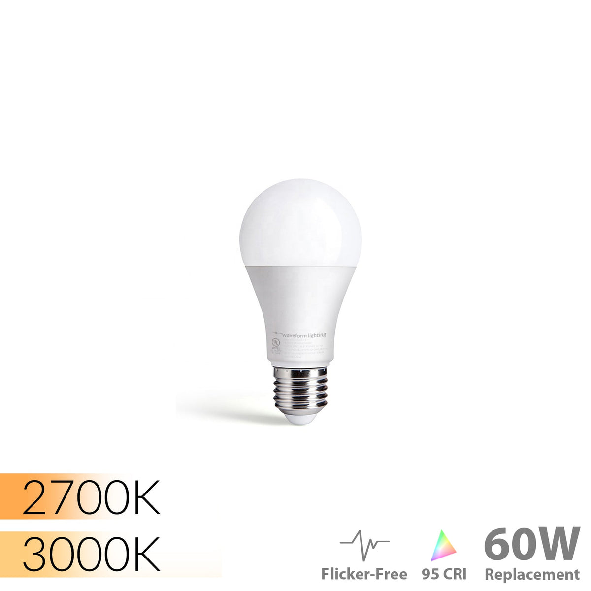 Waveform Lighting A19 LED Light Bulb
