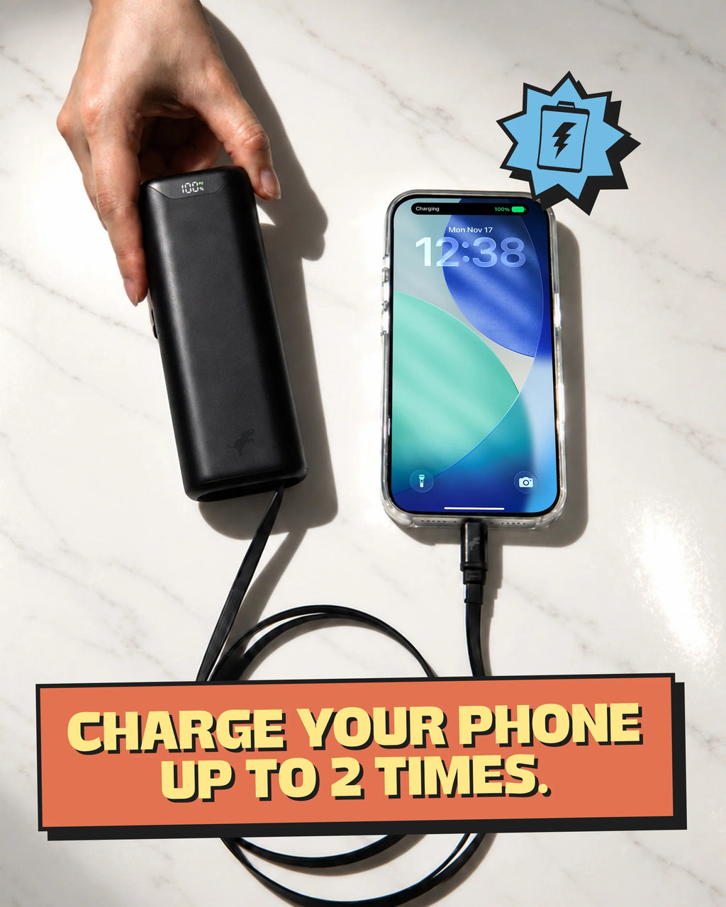 Nimble Retractable Cable Power Bank