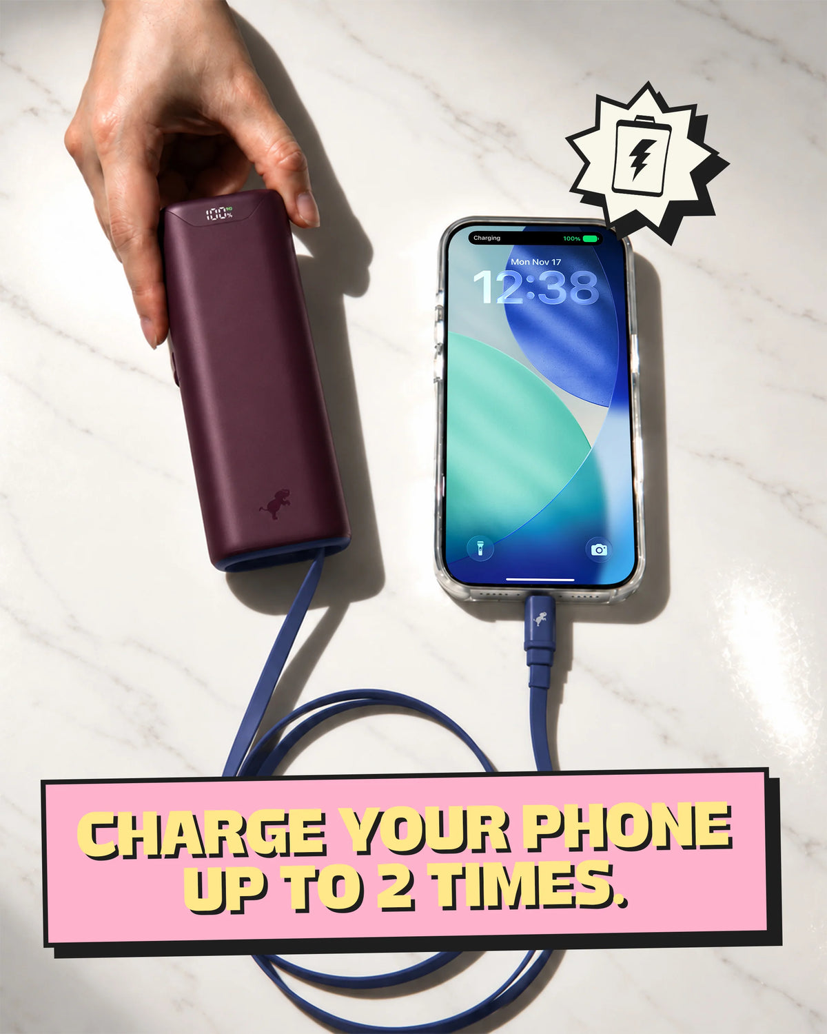 Nimble Retractable Cable Power Bank