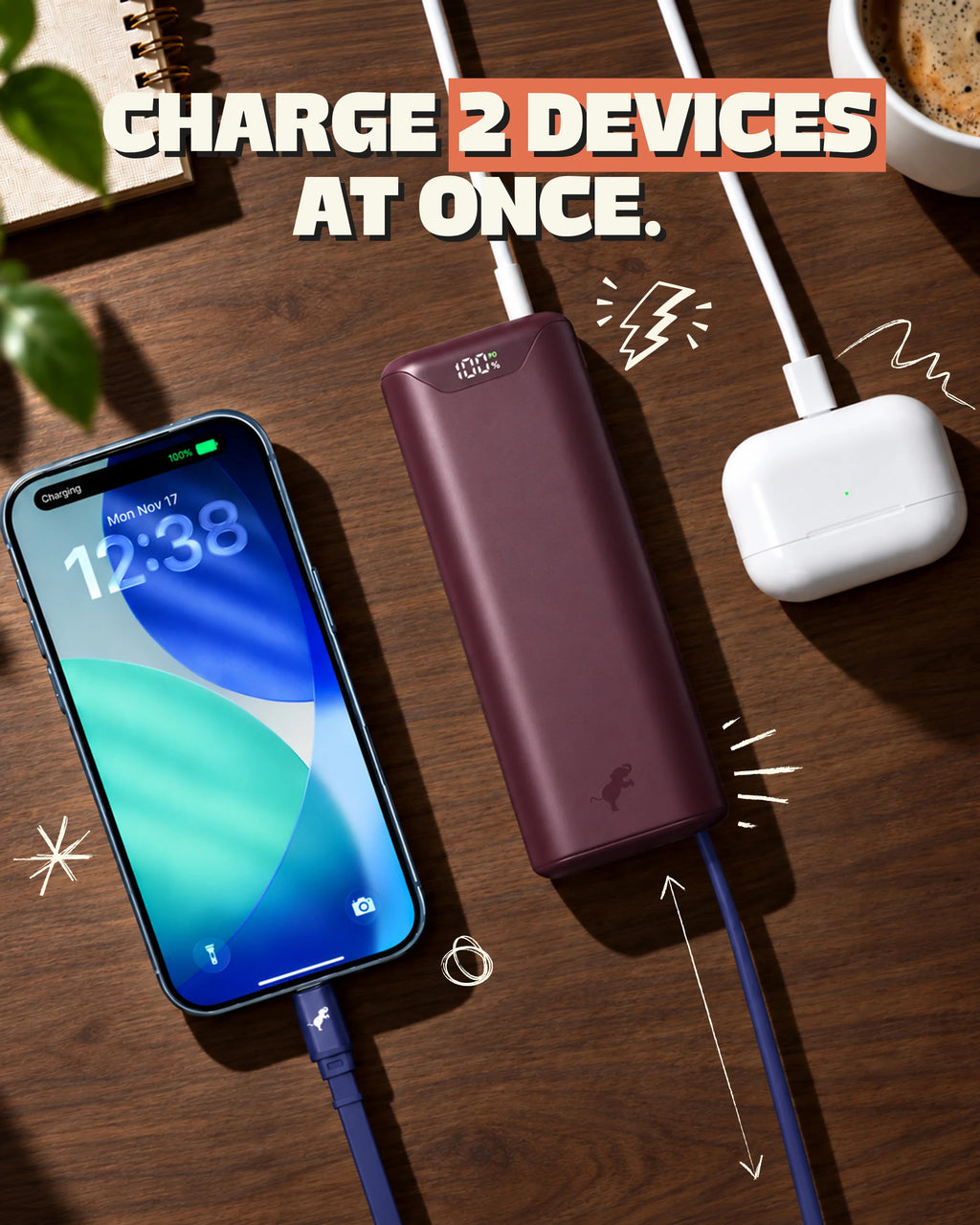 Nimble Retractable Cable Power Bank