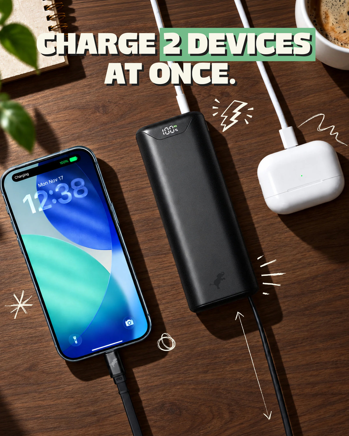 Nimble Retractable Cable Power Bank