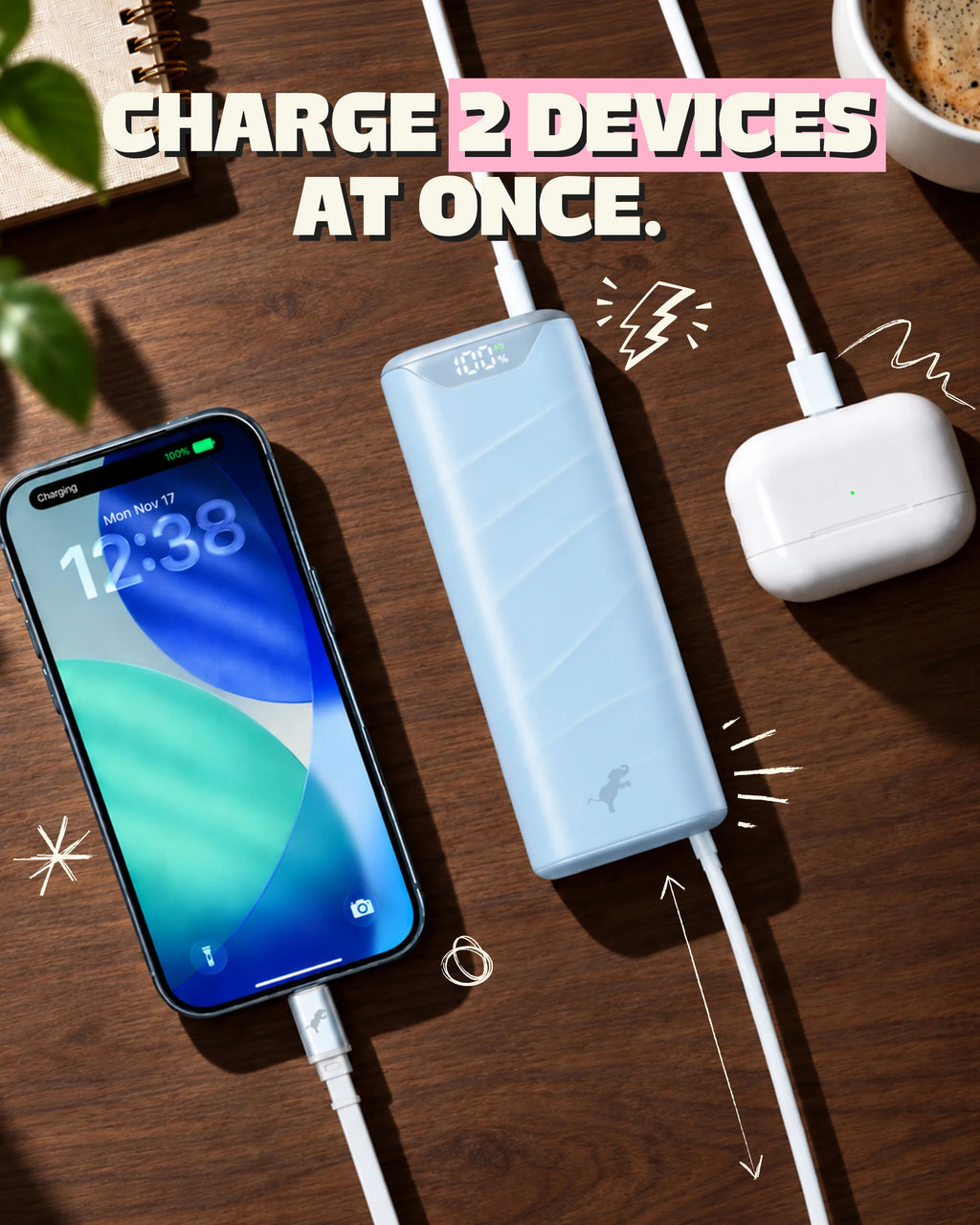 Nimble Retractable Cable Power Bank