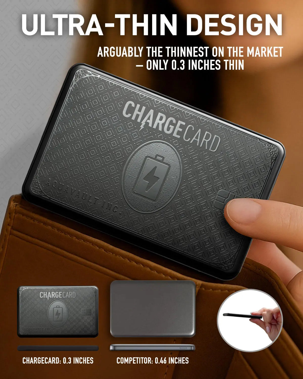 AquaVault Inc. 5,000mAh Magnetic Wireless Power Bank