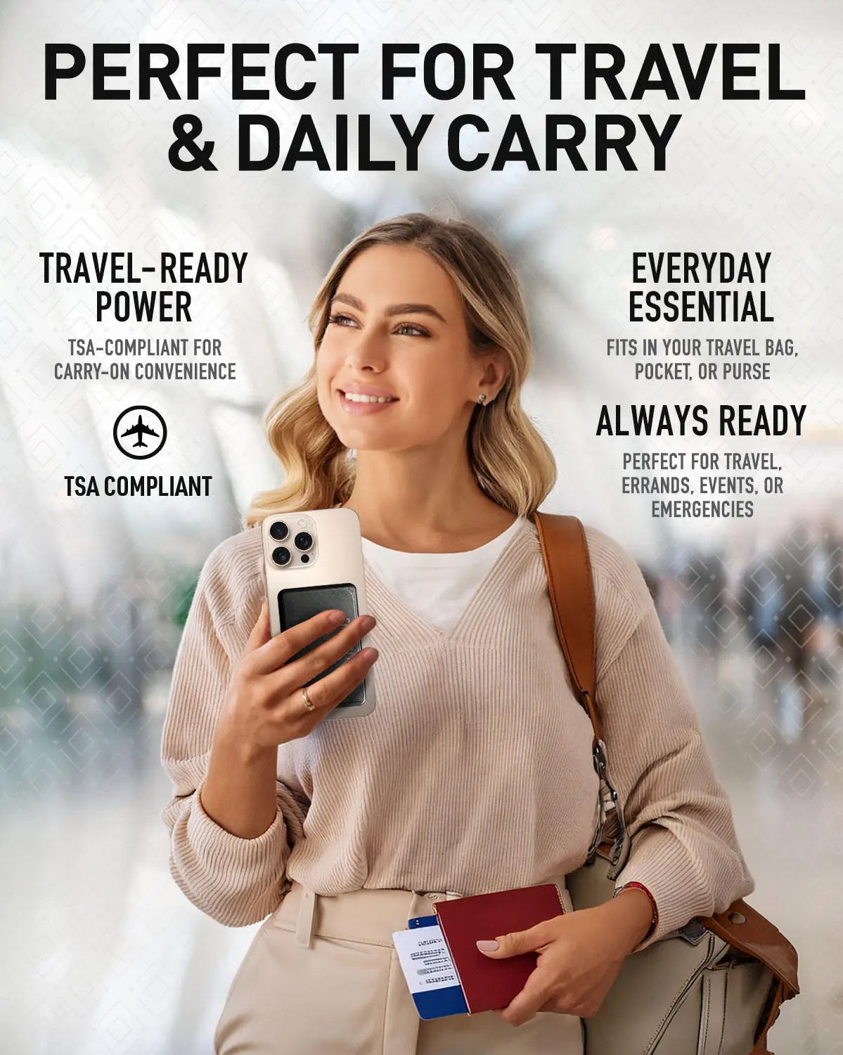 AquaVault Inc. 5,000mAh Magnetic Wireless Power Bank