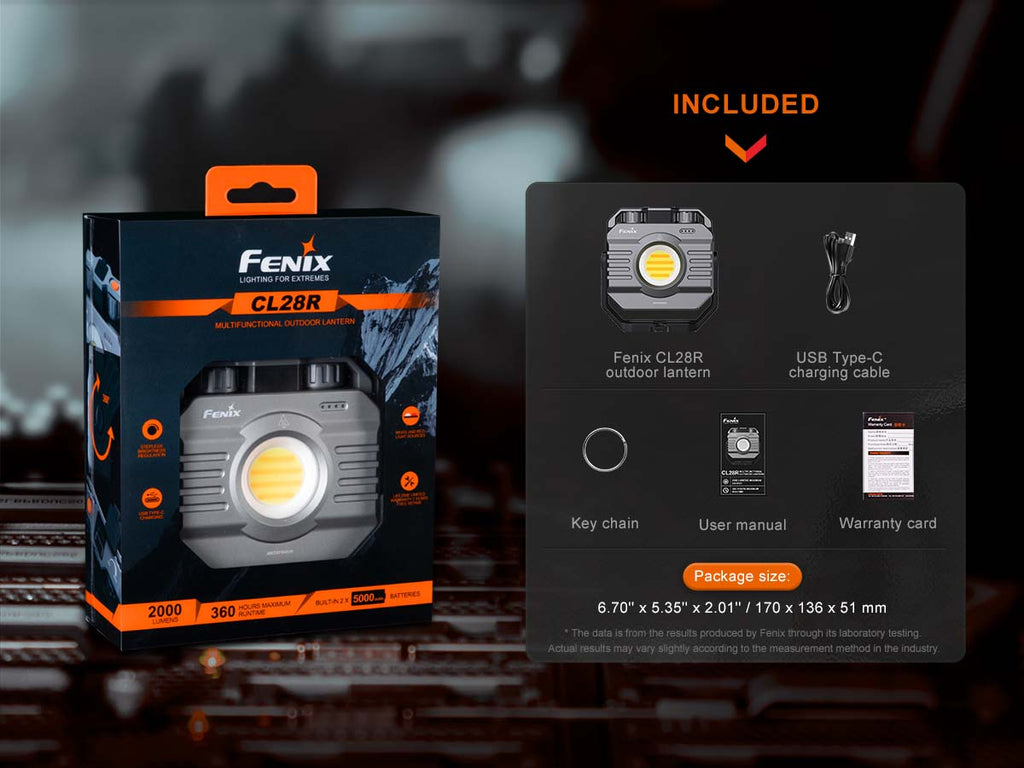 Fenix USB-C Rechargeable Lantern