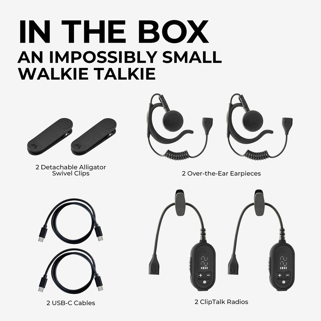 Midland Radio Wearable FRS Two-Way Radio Kit