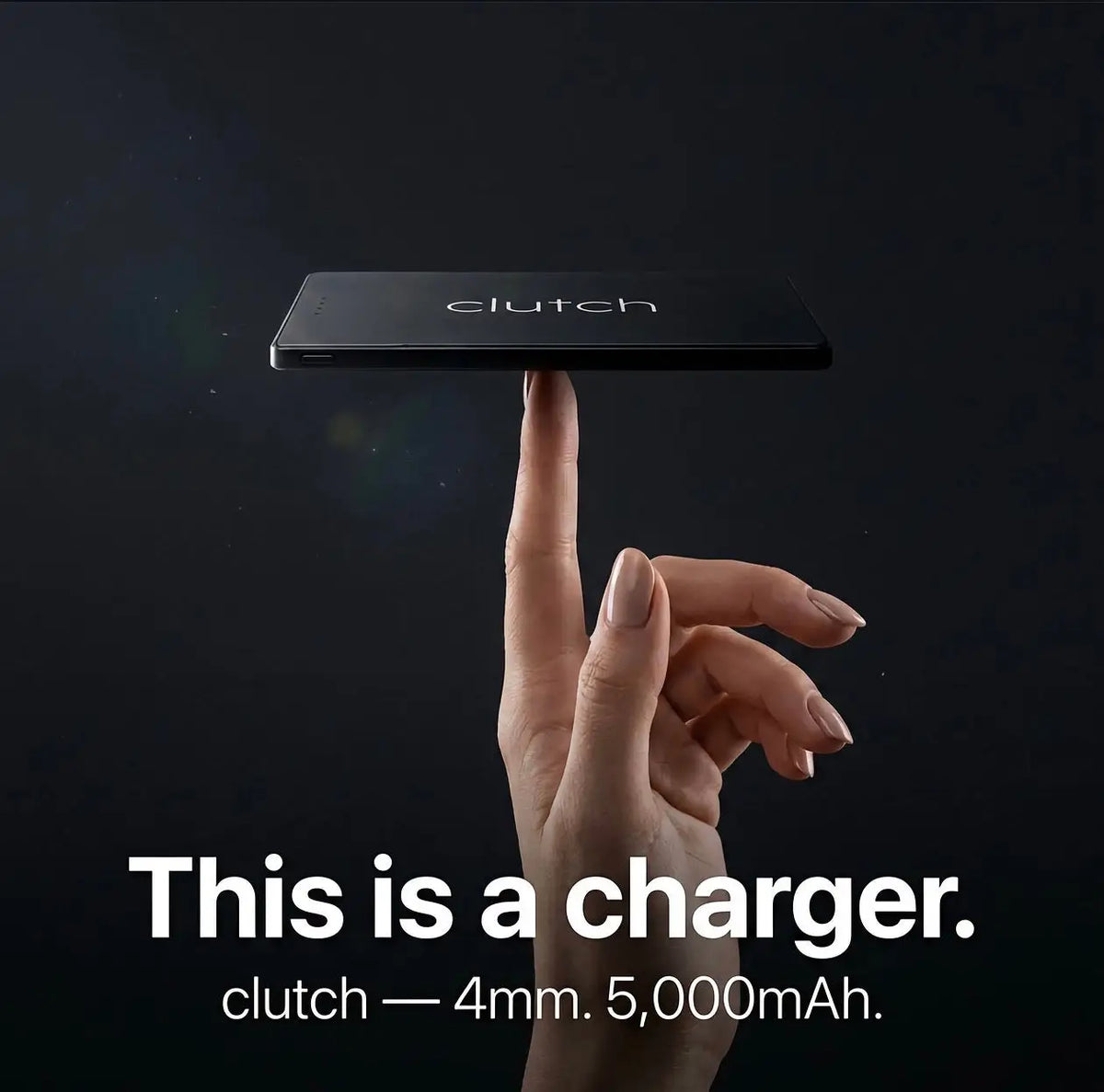 Clutch 5,000mAh Magnetic USB-C Power Bank