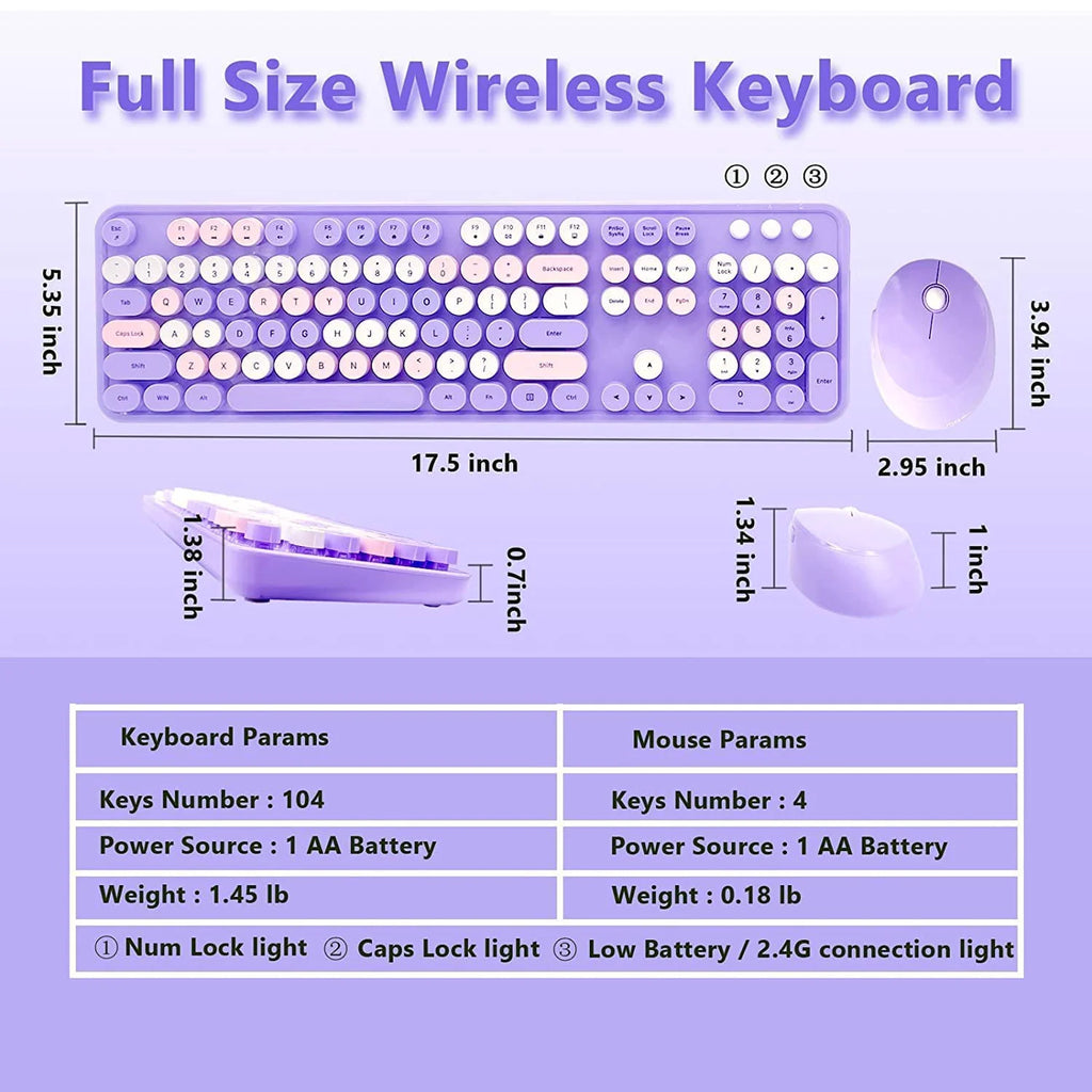 Mofii Wireless Keyboard and Mouse Set